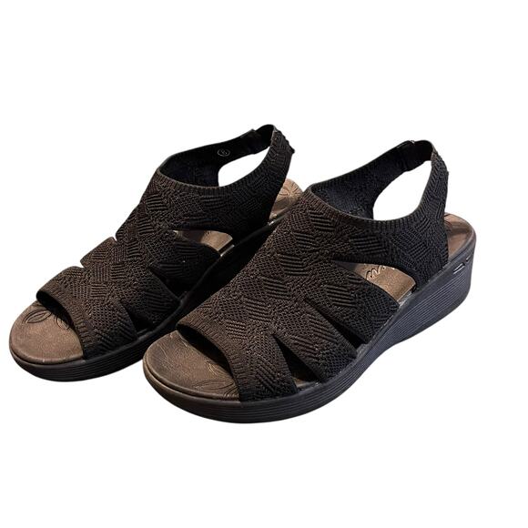 Sketchers Pier Lite Memory Maker Wedge Sandal - Picture 3 of 7